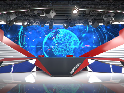 Broadcast Studio 28 3D 模型