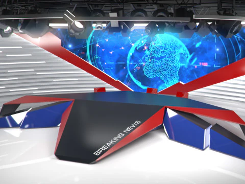 Broadcast Studio 28 3D Model