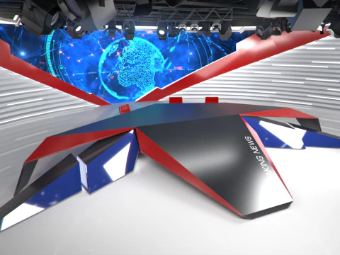 Broadcast Studio 28 3D Model