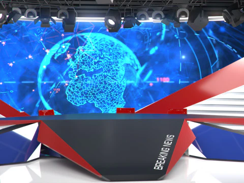 Broadcast Studio 28 3D Model