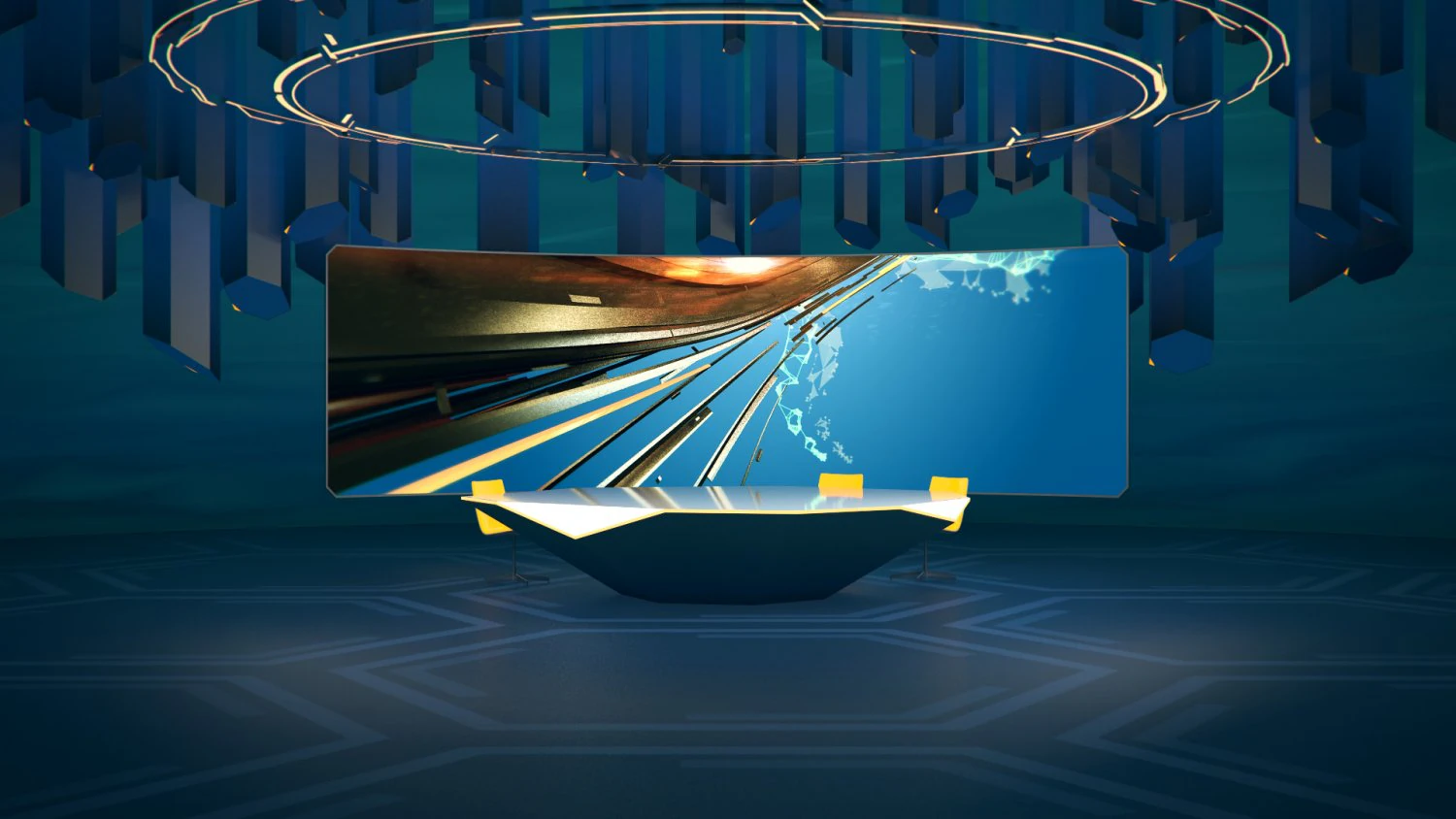 Broadcast Studio 31 3D Model .c4d .max .obj .3ds .fbx .stl .blend 