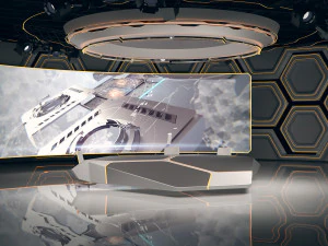 广播演播室32 3D 模型
