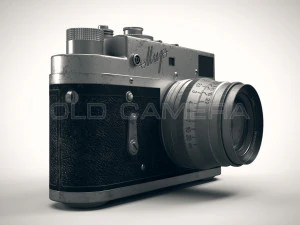 Retro Film Camera PBR 3D Model