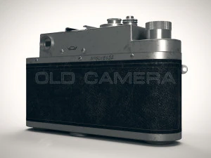 Retro Film Camera PBR 3D Model
