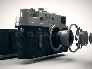Retro Film Camera PBR Modelo 3D