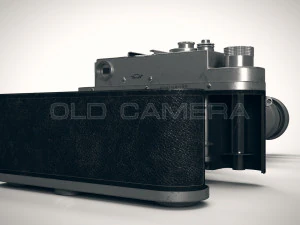 Retro Film Camera PBR 3D Model