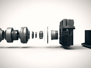 Retro Film Camera PBR Modelo 3D