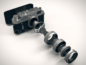 Retro Film Camera PBR Modelo 3D