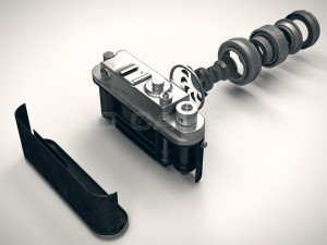 Retro Film Camera PBR Modelo 3D