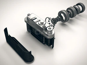 Retro Film Camera PBR 3D Model