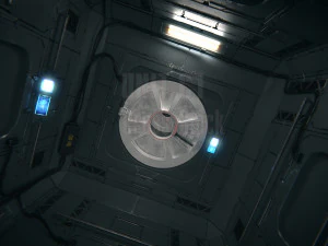 Blocco dell'astronave 01 Crossway Modello 3D