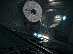 Blocco dell'astronave 01 Crossway Modello 3D