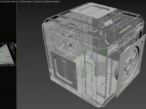 Blocco dell'astronave 01 Crossway Modello 3D