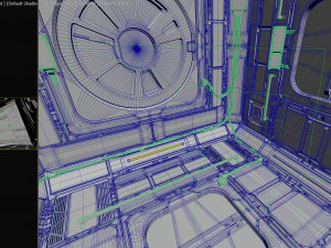 Blocco dell'astronave 01 Crossway Modello 3D