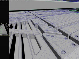 Blocco dell'astronave 01 Crossway Modello 3D