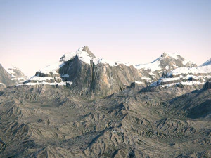 Paisagem 01 PBR Modelo 3D