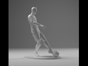 Soccerer 4 Footstrike 01 3D Print Model