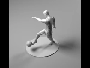 Soccerer 4 Footstrike 03 3D Print Model