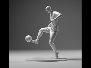 Soccerer 4 Footstrike 04 Modello di stampa 3D