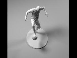 Soccerer 4 Footstrike 04 Modello di stampa 3D