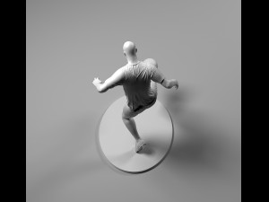 Soccerer 4 Footstrike 04 Modello di stampa 3D