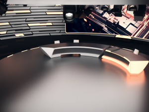 Broadcast studio 34 3D Модель