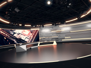Broadcast studio 34 3D Модель