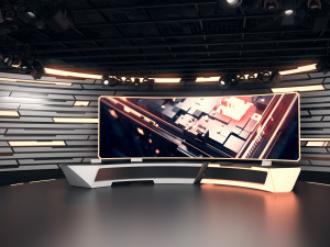 Broadcast studio 34 3D Модель