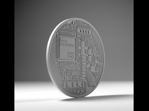 Bitcoin 3D Baskı Modeli