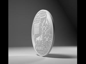 Bitcoin 3D Baskı Modeli