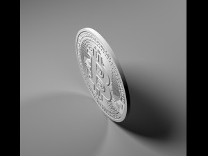 Bitcoin 3D Baskı Modeli