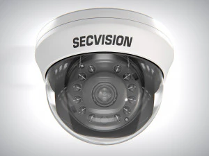 Hikvision Security Camera 3D Model