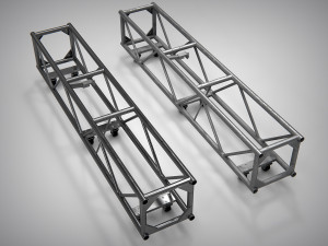 Truss Single Bar 20x20 inch PBR 3D-Modell