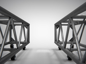 Truss Single Bar 20x20 inch PBR 3D-Modell