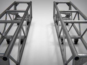 Truss Single Bar 20x20 inch PBR 3D-Modell