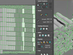 Stare drewno opałowe Model 3D
