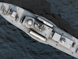 Missle Boat PBR Modelo 3D
