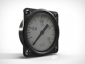 Analog Indicator PBR Modelo 3D