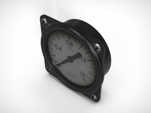Analog Indicator PBR Modelo 3D