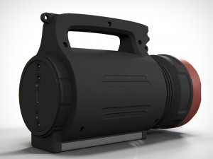 Flashlight 02 pbr 3D Model