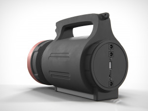 Flashlight 02 pbr 3D Model