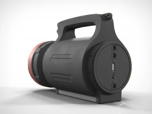 Flashlight 02 pbr 3D Model