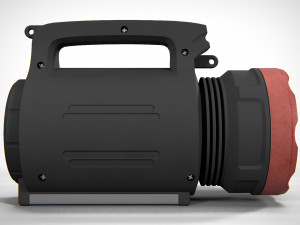 Flashlight 02 pbr 3D Model