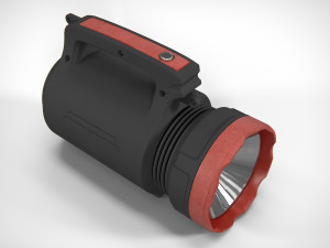 Flashlight 02 pbr 3D Model