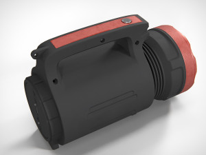 Flashlight 02 pbr 3D Model