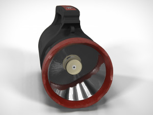 Flashlight 02 pbr 3D Model