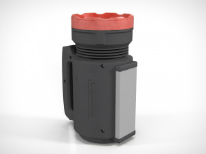 Flashlight 02 pbr 3D Model