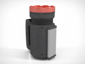 Flashlight 02 pbr 3D Model