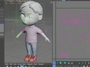 Toon Girl Character 3Dモデル