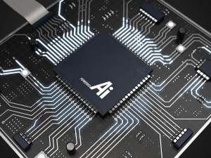 Electronic Circuit PBR 3D Model